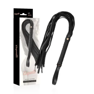Peitsche Chic Desire Fantasy veganes Leder Schwarz