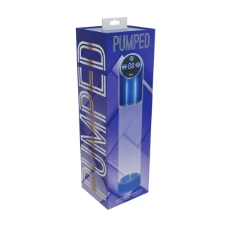 Penispumpe automatisch wasserdicht Blau 20 x 6,5 cm