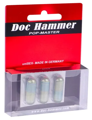 Doc Hammer - Pop-Master - Kapseln für Energie und Vitalität - blau - 23,16 g