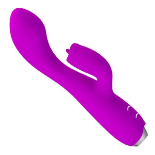 Rabbit-Vibrator Gloria mit beweglichem Klitorisarm Lila