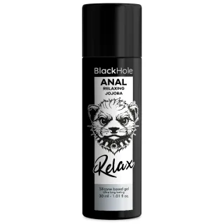 Anal-Silikongleitgel Black Hole Relax Jojoba 30 ml