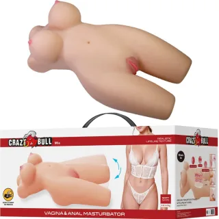 Liebespuppe Mia Torso mit Vagina und Anus Natur 8,5 kg