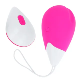 Vibro-Ei Ohmama mit Fernbedienung und 10 Modi Rosa 6,5 x 3,3 cm