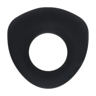 Penisring aus Flüssigsilikon mit Vibration Schwarz