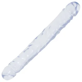 Dildo Crystal Jellies Jr. Double Dong Transparent 30,2 x Ø 4,1 cm