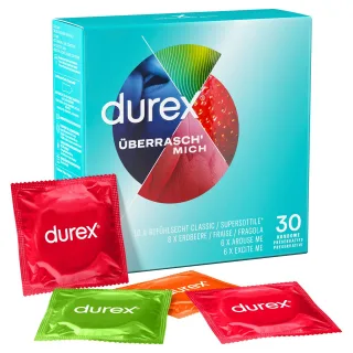Durex - Erdbeere - Überrasch Mich - Kondome - 10 Stück