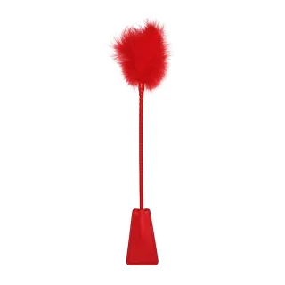 Gerte mit Federn Rot