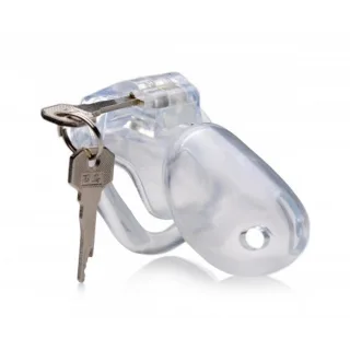 Peniskäfig Clear Captor mit Schlüsseln Durchsichtig 9 cm