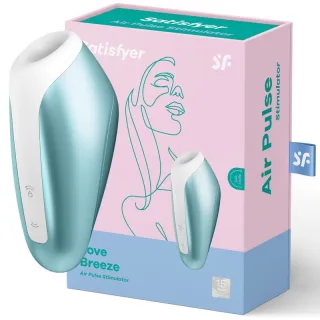 Vibrator Love Breeze Air Pulse Blau und Weiß