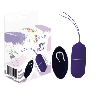 Ei-Vibrator Intense Flippy I mit Fernbedienung Lila 7,9 x 3,2 cm
