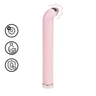 Glas-Vibrator G-Punkt Pink 16 x Ø 2,5 cm