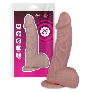 Realistischer Dildo Mr Intense 25 Natur 21,8 x 4,3 cm
