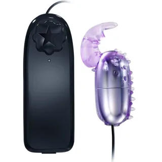 Vibro-Ei S-Vibe mit Noppenhülle Lila