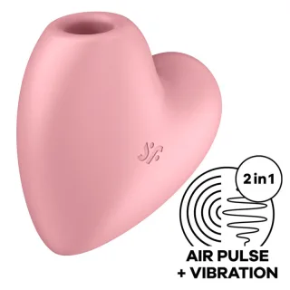 Vibrator Cutie Heart Air Pulse Rosa