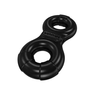 Penisring Bathmate Vibe Ring Acht mit Bullet Schwarz