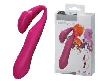 BeauMents - Ergonomischer Paarvibrator - doppelte Stimulation - lila - 2,0 cm