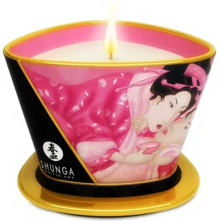 Massagekerze Shunga Caress by Candlelight Aphrodisiac Rosen 170 ml