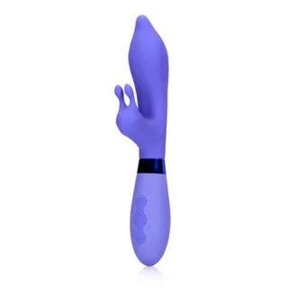 Rabbit-Vibrator aus Silikon spitz zulaufend