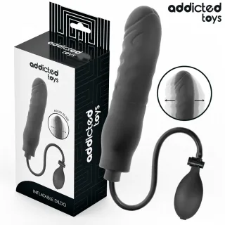 Dildo Aufblasbar Klassik Schwarz 16,5 x 3,5 cm