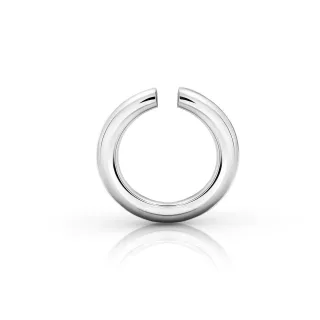 Eleganter Eichelring aus Edelstahl, mit ?ffnung, ? 25 mm