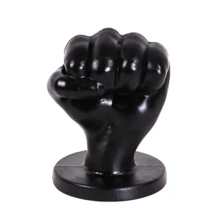 Analplug Fisting Faust schwarz 12 x 8 cm