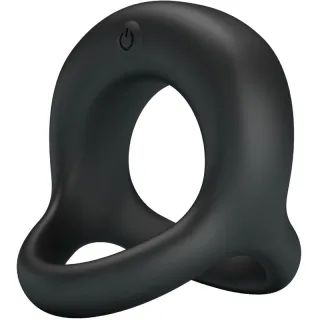 Penisring Elliott Doppelring mit 10 Modi Schwarz 6,4 x 6,4 cm