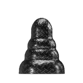 Analplug Heavy Metal Silber 18 x 15 cm