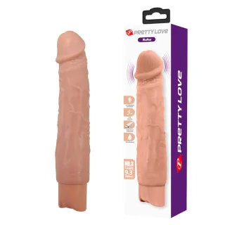 Realistischer Vibrator Rufus mit 10 Modi Natur 23,6 cm