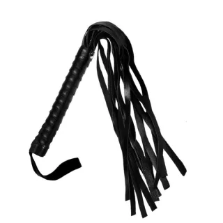 Peitsche Flogger Schwarz 44 cm
