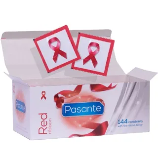 Kondom Pasante Red Ribbon 144 St. 19 x 5,4 cm
