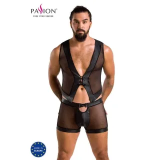 Dessous-Set William Passion Men mit offenem Schritt Schwarz S/M