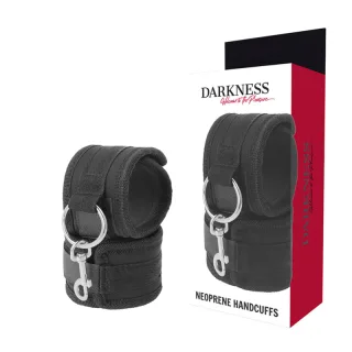 Handschellen aus Neopren Schwarz