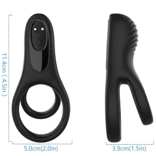 Penisring Doppler Schwarz 11,4 cm