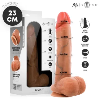 Realistischer Dildo Gary L mit Hoden Natur 23 x 4,7 cm