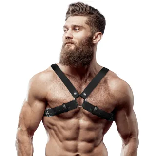 Harness Bulldog-Brustharness verstellbar Schwarz