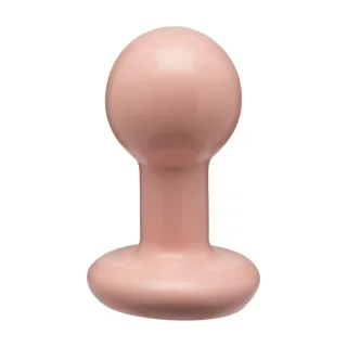 Analplug Classic rund klein Vanille 7,6 x Ø 4,8 cm