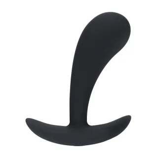 Prostata-Vibrator aus Silikon Schwarz M