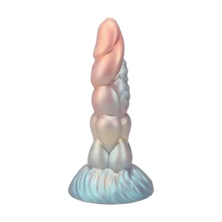 Fantasie-Dildo Milchstraße Blau/Orange 17,8 x Ø 4,8 cm