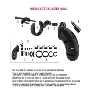 Peniskäfig Man Cage 02 Schwarz