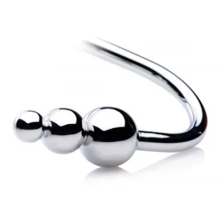 Analhaken mit Perlen Silber 40,6 cm