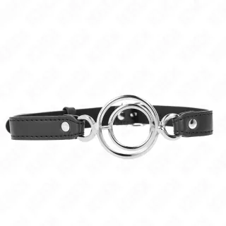 Fetisch-Toy KINK Knebel als Ringknebel Schwarz 5 cm