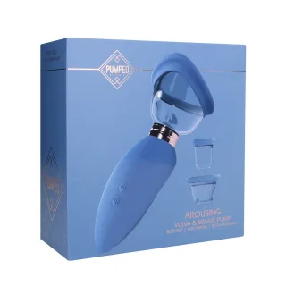 Vulva- und Brustpumpe Arousing Blau 6,8 cm