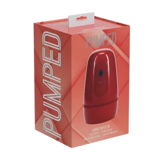 Masturbator-Pumpe Pulsar mit Unterdruck und Vibration Rot