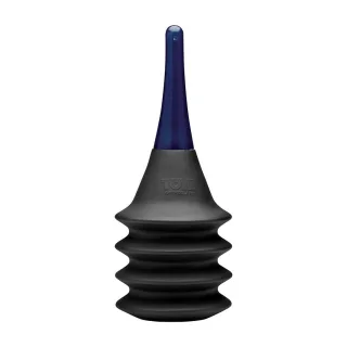 Analdusche Akkordeon-Pumpe groß Schwarz 10 x Ø 3,1 cm
