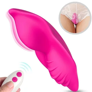 Slip-Vibrator Whisper mit Fernbedienung Fuchsia 9,4 x 5 cm
