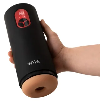 WYNE Masturbator 07 mit 7 Vibrationsmodi &amp; 4 Saugmodi &amp; 2 Motoren Schwarz