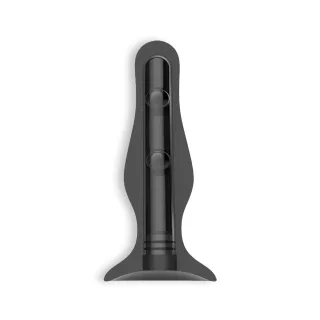 Analplug No. 67 mit Stoßfunktion Schwarz