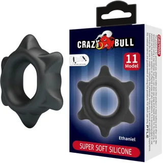 Penisring Ethaniel Silikonring Schwarz 2,6 cm