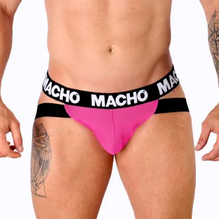 Jockstrap MX28FR aus Gewebe Neonpink Größe S