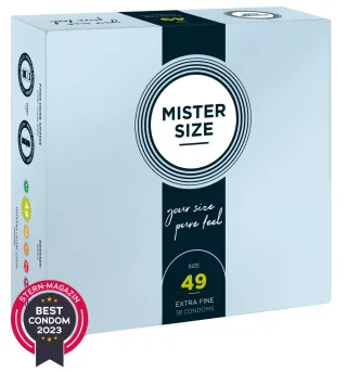 Mister Size 36 Kondome in individueller Passform 49 mm